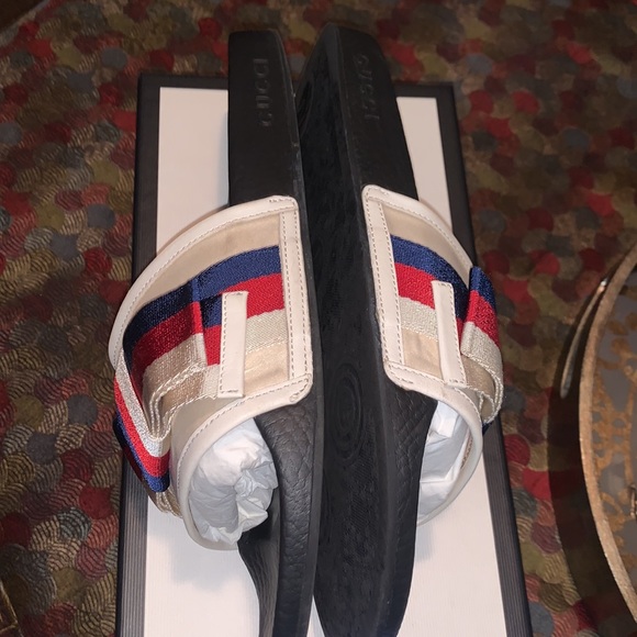 Gucci Satin Bow slides 100% Authentic - Picture 8 of 10